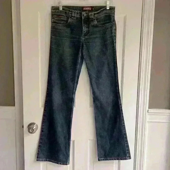 Y2K Boot cut jeans dark wash size 10 - Picture 1 of 4